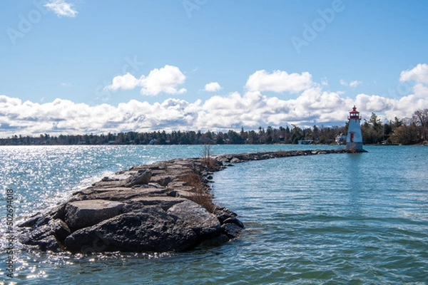 Fototapeta Jackson's Point  Lighthouse, Georgina, Ontario