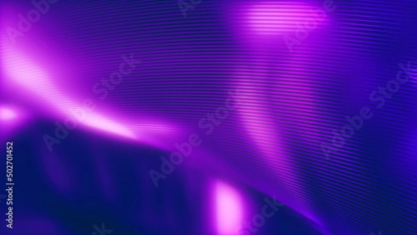 Obraz Colorful rose liquid reflective lines shapes - high tech digital bg - abstract 3D rendering