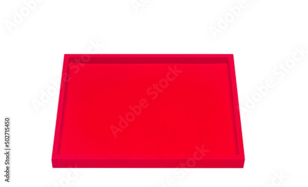 Obraz Red velvet tray for diamond
