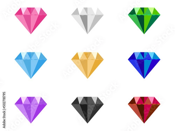 Fototapeta ダイヤモンド9種セット