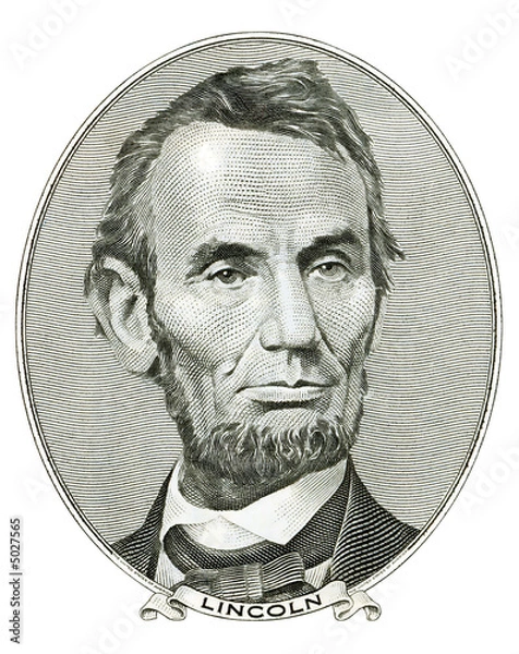 Obraz Portret Abrahama Lincolna