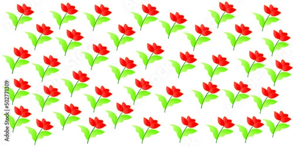 Obraz flowers background