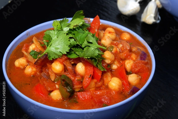 Obraz tomato and chickpea curry
