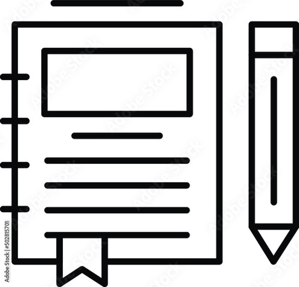 Fototapeta Line Icon