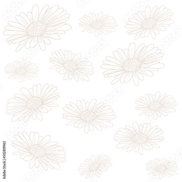 Obraz Floral background. Beautiful flowers.