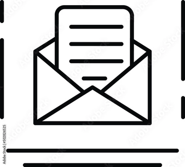 Fototapeta Line Icon