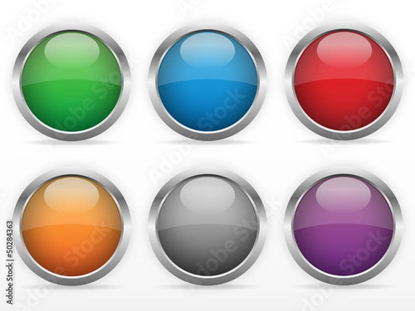 Obraz Web buttons set