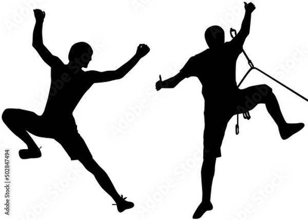 Obraz Climb in black