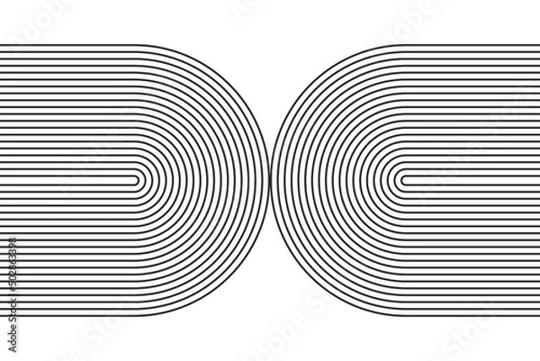 Obraz Simple colorful geometry background.Vector illustration.