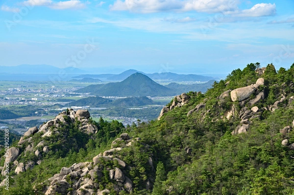 Obraz 湖南アルプスと三上山