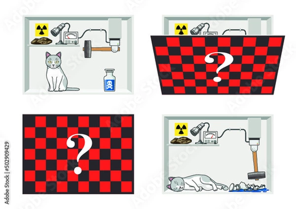 Obraz 量子力学の猫02