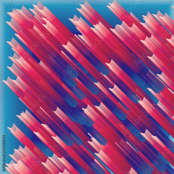 Obraz Abstract glowing structures