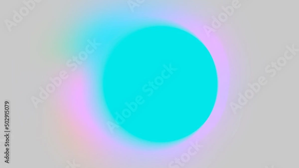 Fototapeta pink and turquoise gradient circle background with space for text, web banner concept