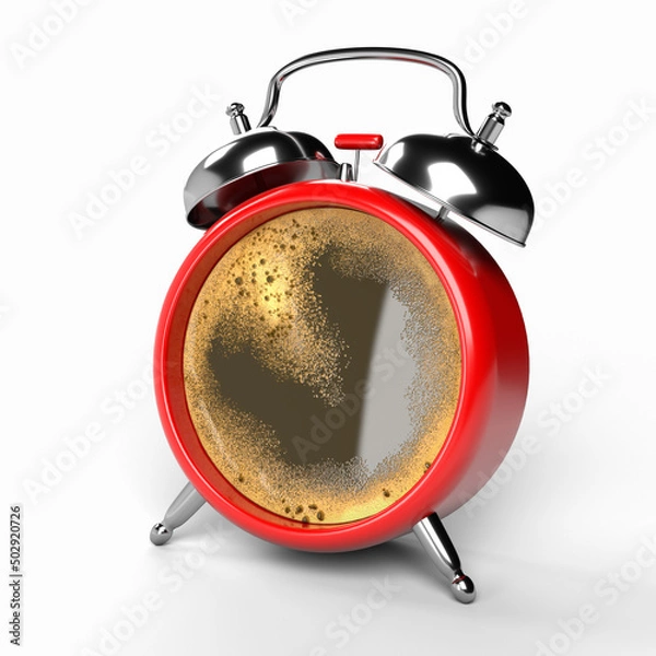 Fototapeta Coffee Alarm Clock