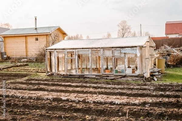 Obraz greenhouse in the spring