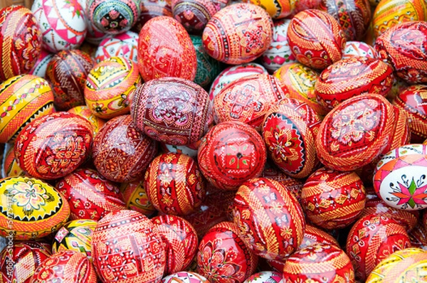 Fototapeta Painted Easter Eggs 3