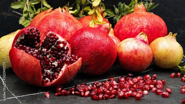 Obraz Bodegón Granadas 3