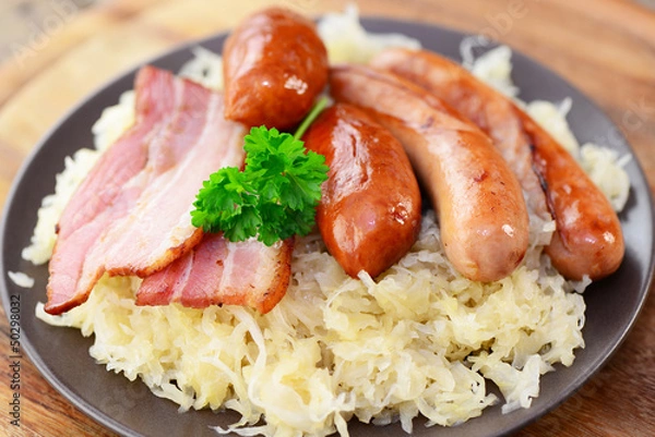 Obraz Boczek, Kiszona Kapusta