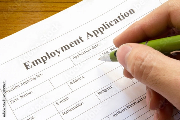 Obraz employment application