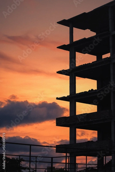 Fototapeta There is something in the sky awaiting discovery.