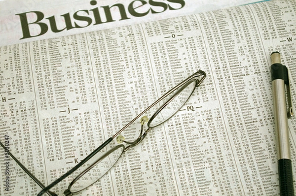 Fototapeta Stock Ticker