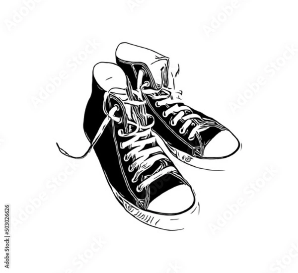 Obraz shoes illustration
