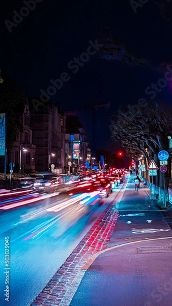 Obraz Blurry streets