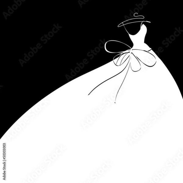 Obraz wedding dress