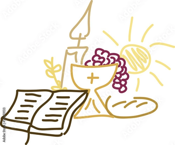 Fototapeta celebrazione eucaristica