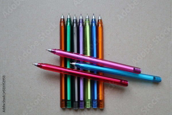 Fototapeta colored pen