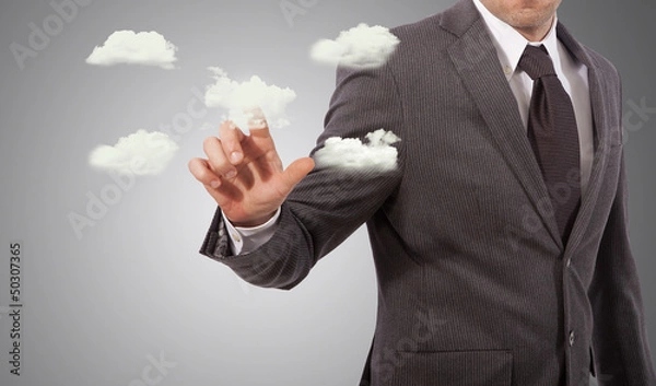 Obraz cloud server concept