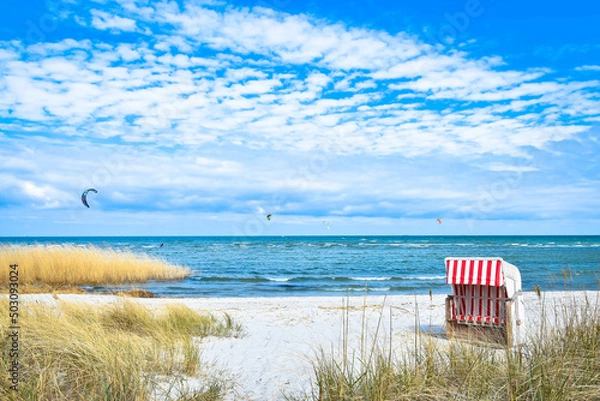 Obraz Ostsee, Strand bei Stein in Schleswig Holstein