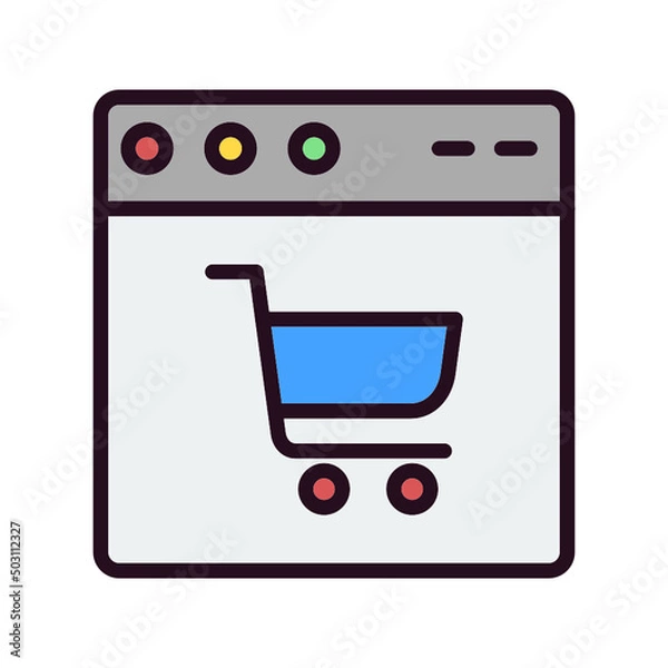 Fototapeta Web Browser Icon