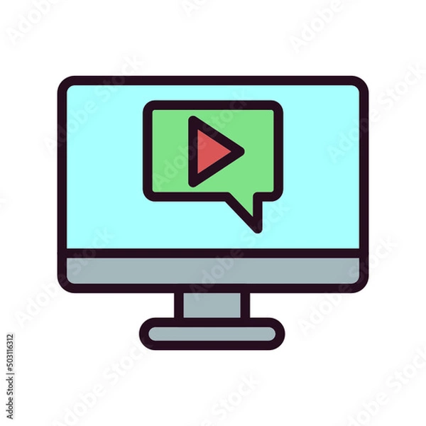 Fototapeta Video Call Icon