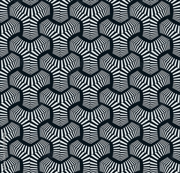 Fototapeta Seamless geometric vector pattern background