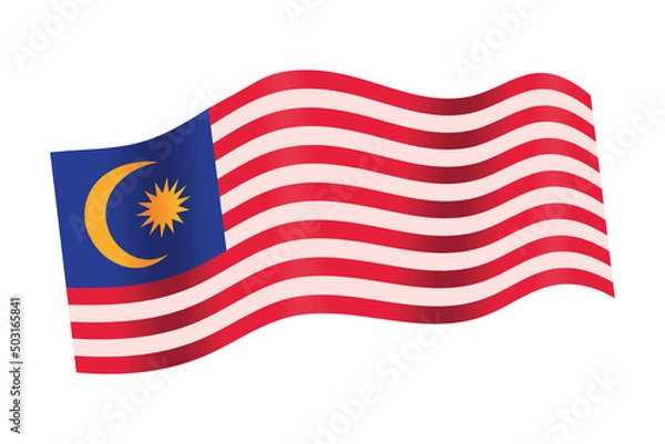 Obraz malaysia flag national