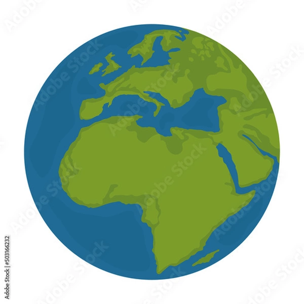 Fototapeta earth globe map