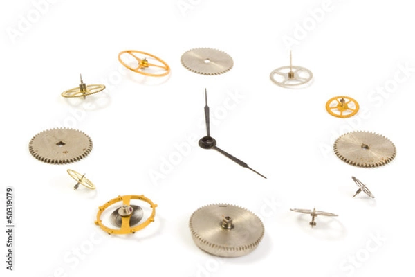 Fototapeta Clockwork close up