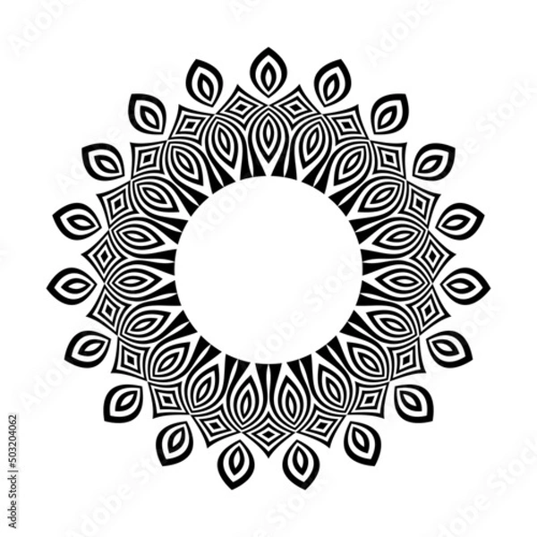 Fototapeta Abstract decorative geometric circle pattern.