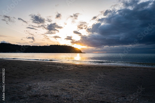 Obraz 夕暮れと海