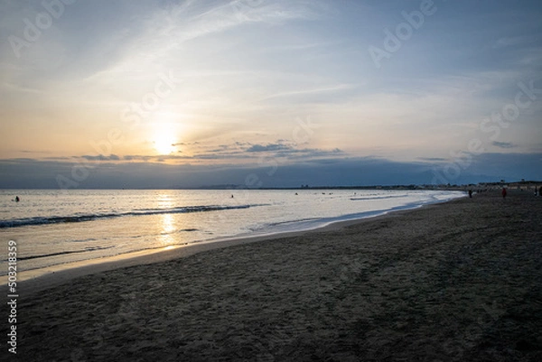 Obraz 夕暮れの海