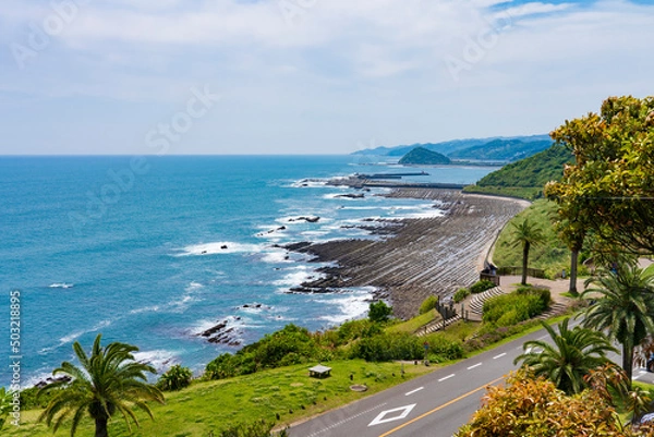 Obraz 【宮崎県】堀切峠からの海岸美