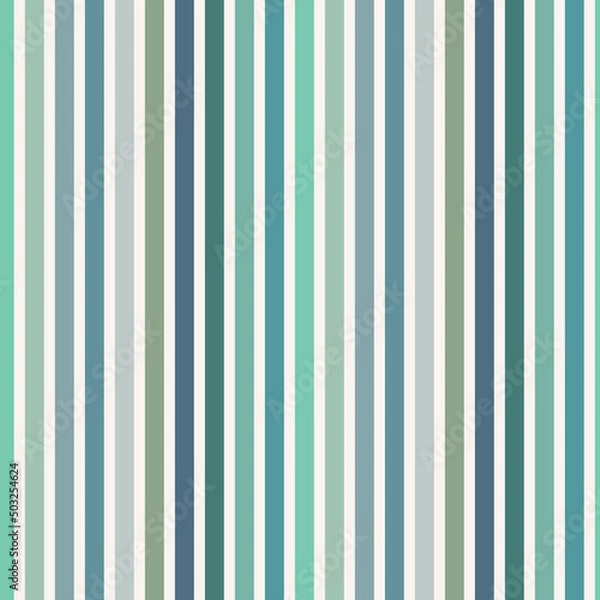 Obraz Green vertical stripe pattern, abstract geometric repeat
