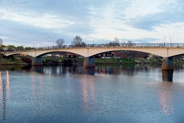 Fototapeta Bridge over the river