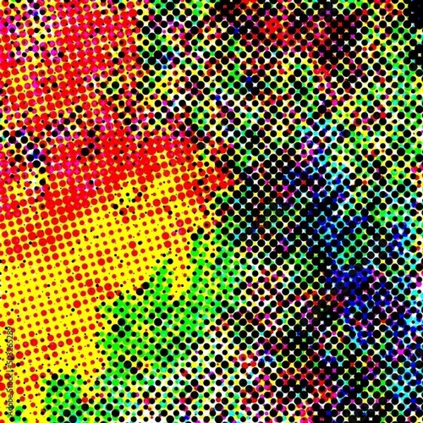 Obraz abstract halftone rainbow background