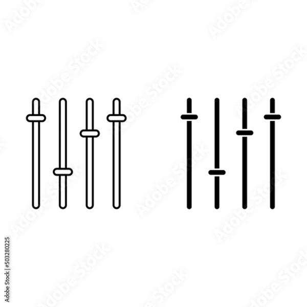 Fototapeta Audio mixer icon