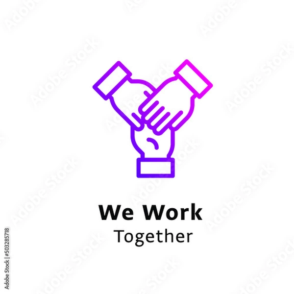 Fototapeta business icons selections purple color