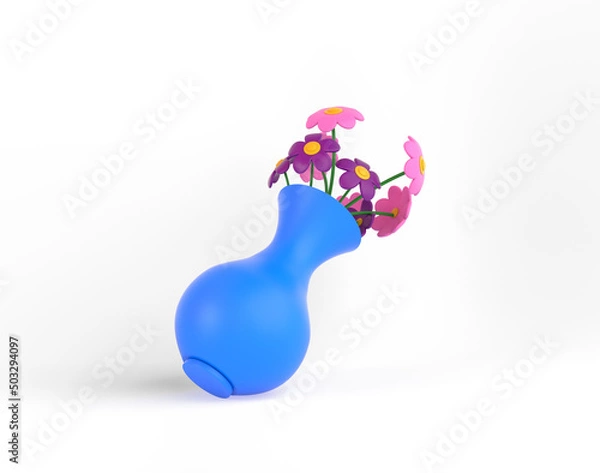 Obraz  Flower Vase Left Side	