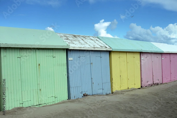 Fototapeta Cabines de plage
