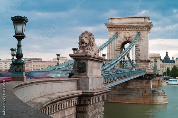 Fototapeta Budapest - Chain Bridge